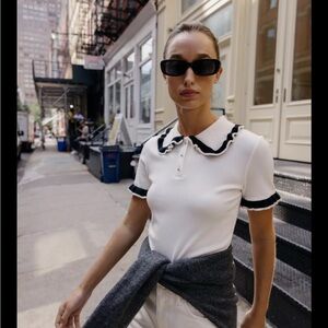 Zara Jewel Polo Jumper